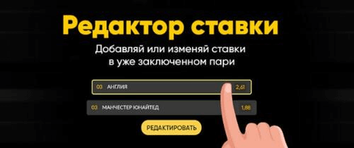 Что такое редактирование ставки